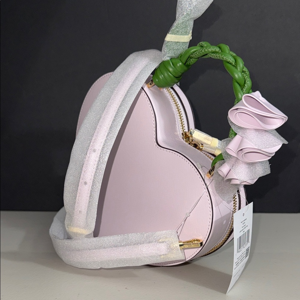 NEW $399 Kate Spade Light Pale amethyst Heart Crossbody Bag novelty valentines - Picture 3 of 8